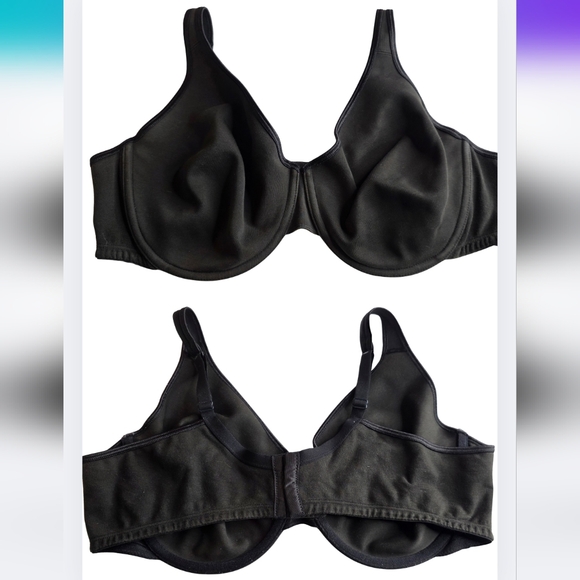 Cacique Simply 46D Full Coverage Black Bra 2744-BB - Picture 1 of 6